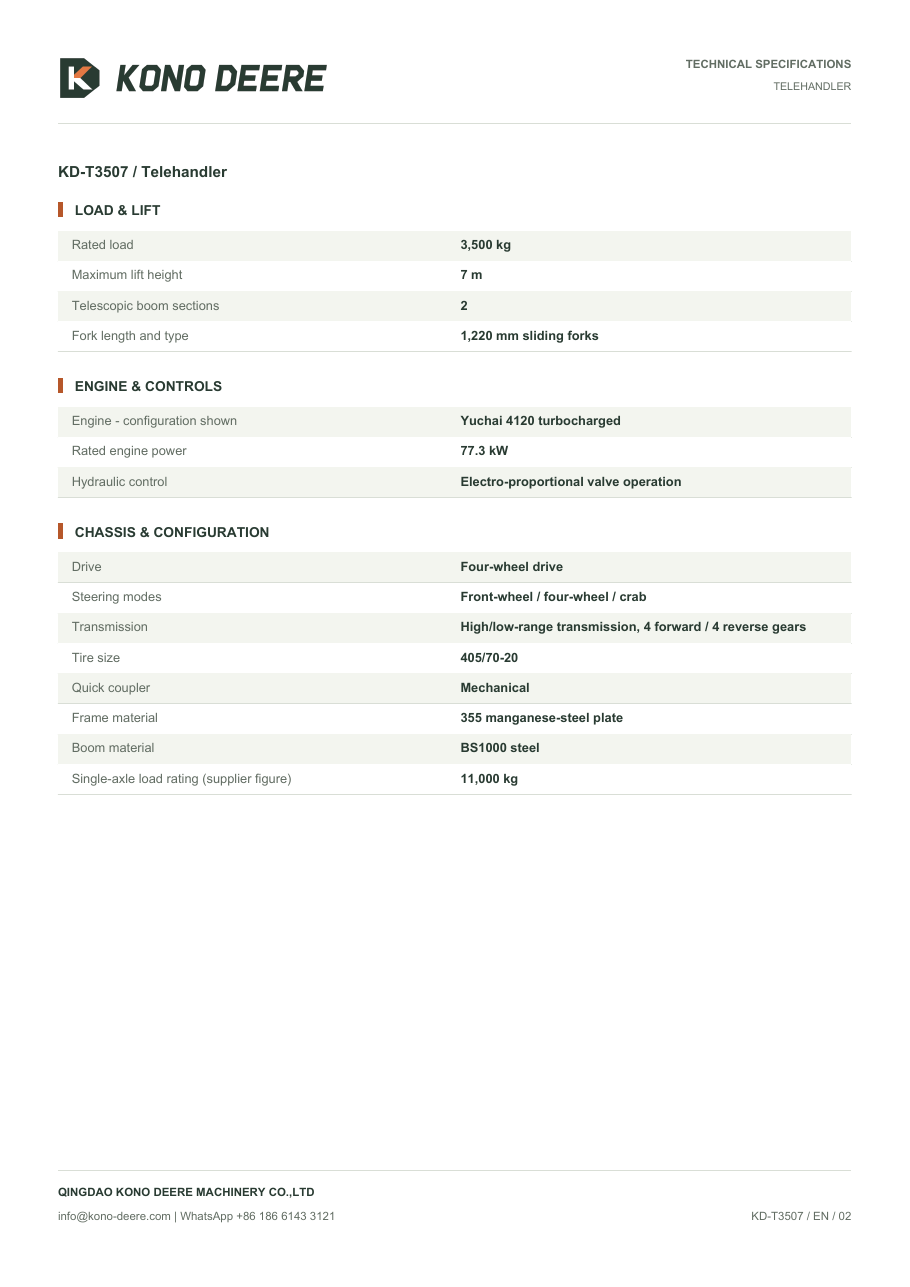 KD-T3507 — Product brochure, Page 2
