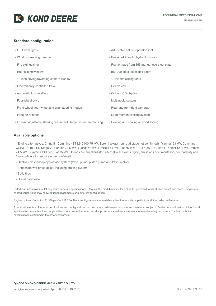 KD-T3507A — Product brochure, Page 3