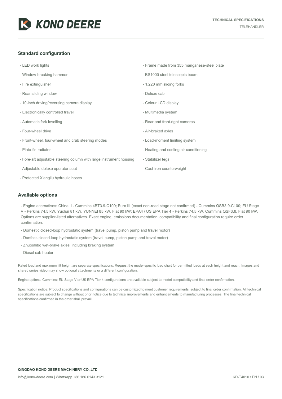 KD-T4010 — Product brochure, Page 3