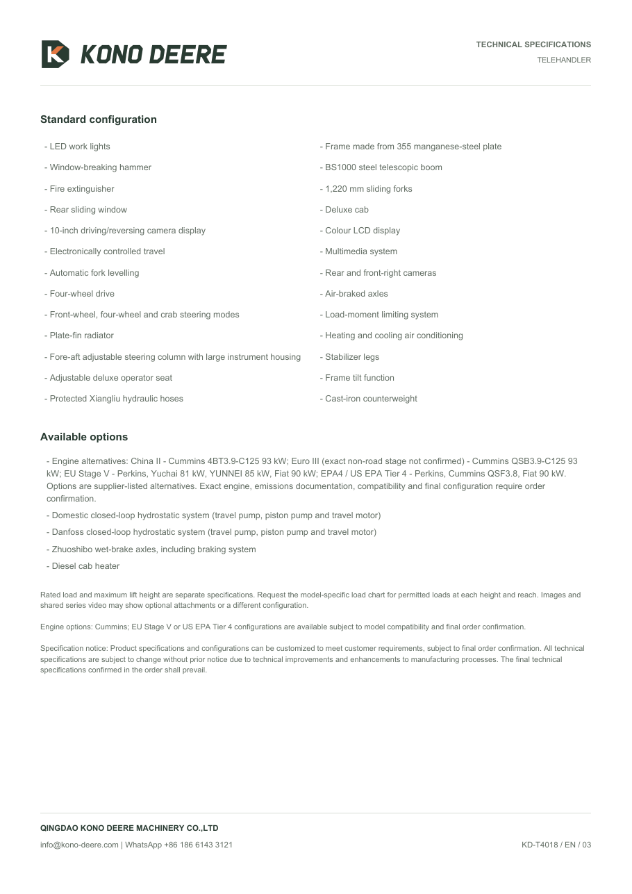 KD-T4018 — Product brochure, Page 3