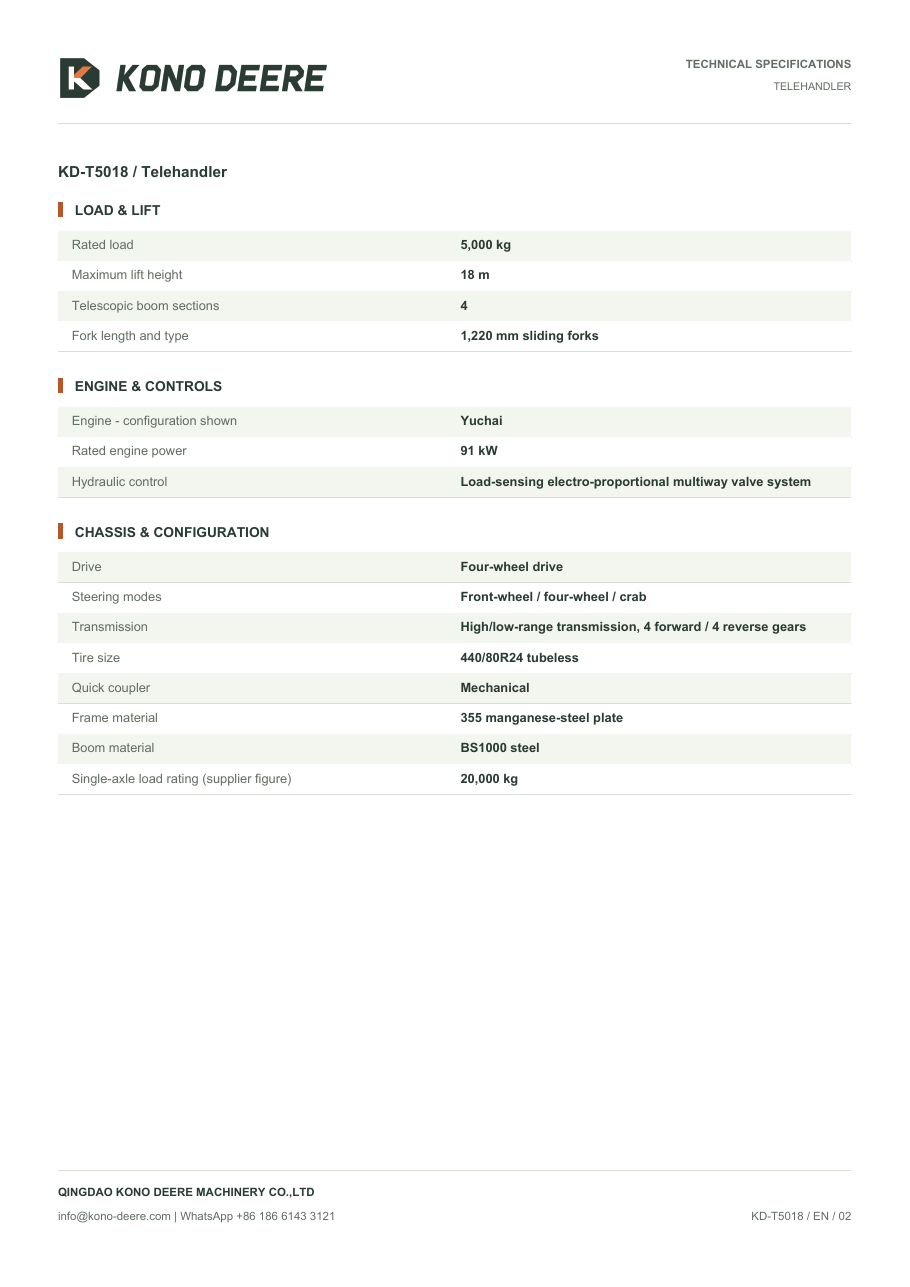 KD-T5018 — Folleto del producto, Página 2