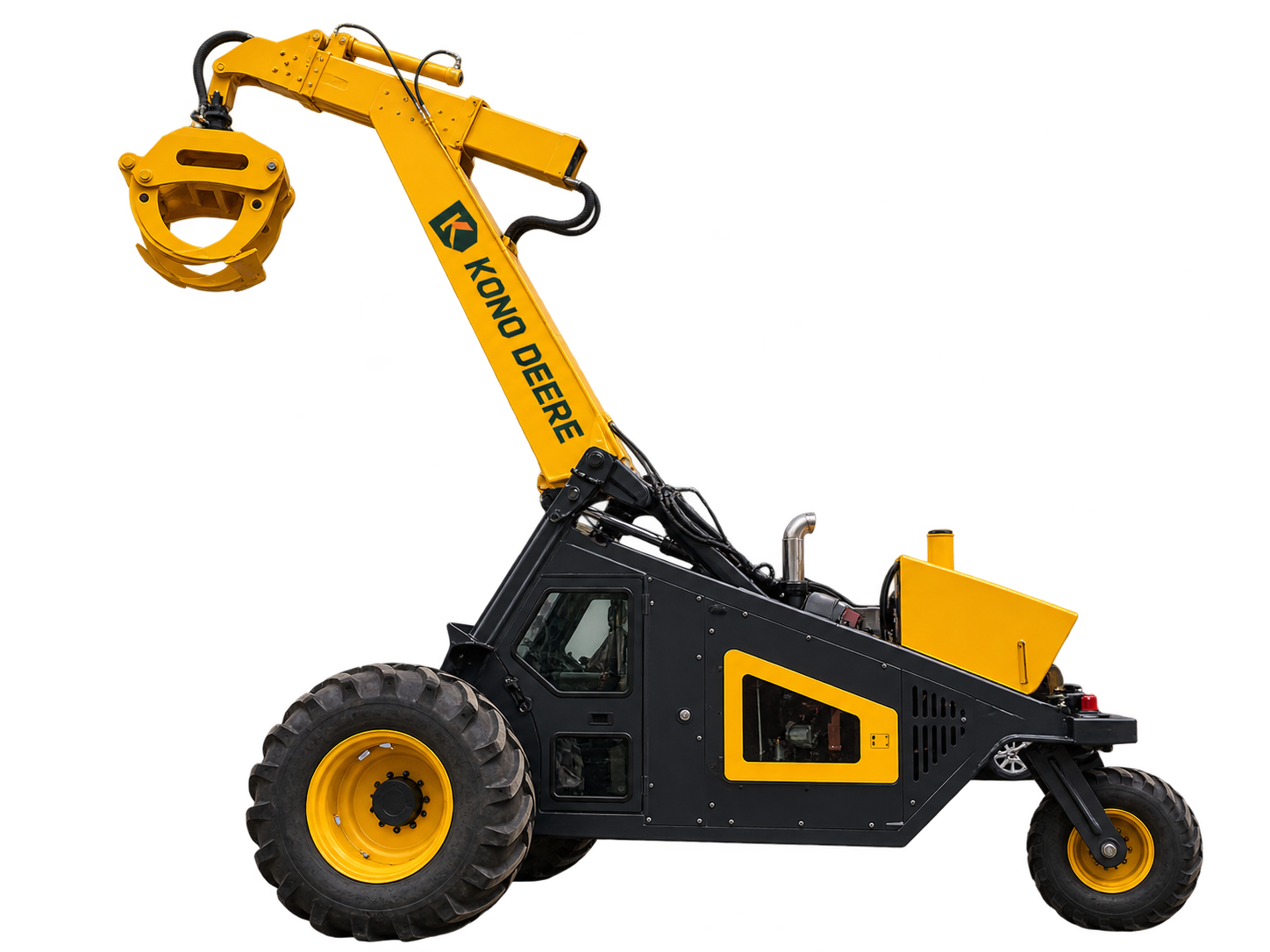 KD4200C — Telescopic boom · Rotating grapple