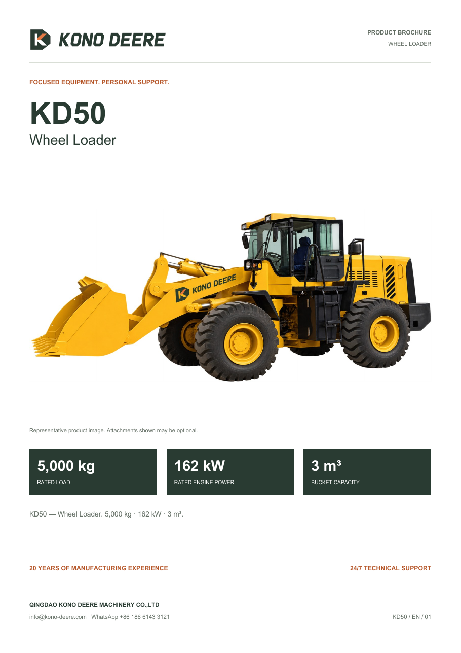 KONO DEERE KD50 — Product brochure