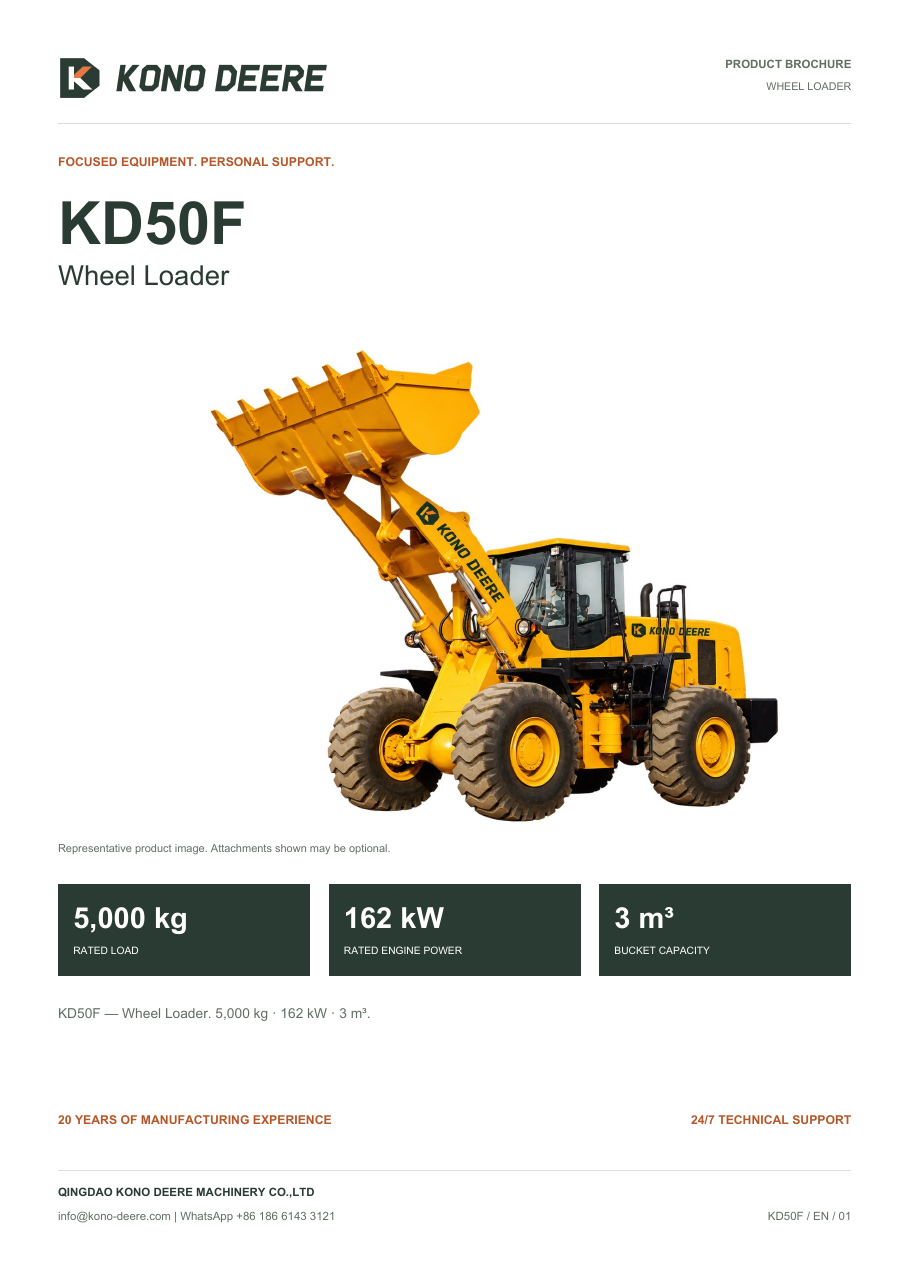 KONO DEERE KD50F — Product brochure